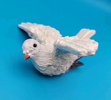 White Bird Clip On Christmas Ornament Winter Holiday Decor Dove