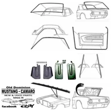 1967-1968 Mustang Coupe Weatherstrip Seal Kit