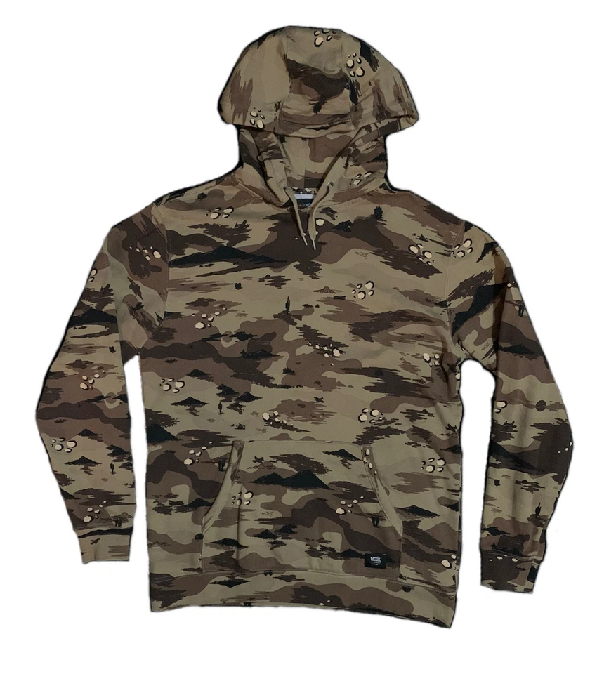 Sweat Capuche Vans Hunter Hoodie / SkateBoard Surf Bodyboard Desert Camouflage M - Photo 3/4