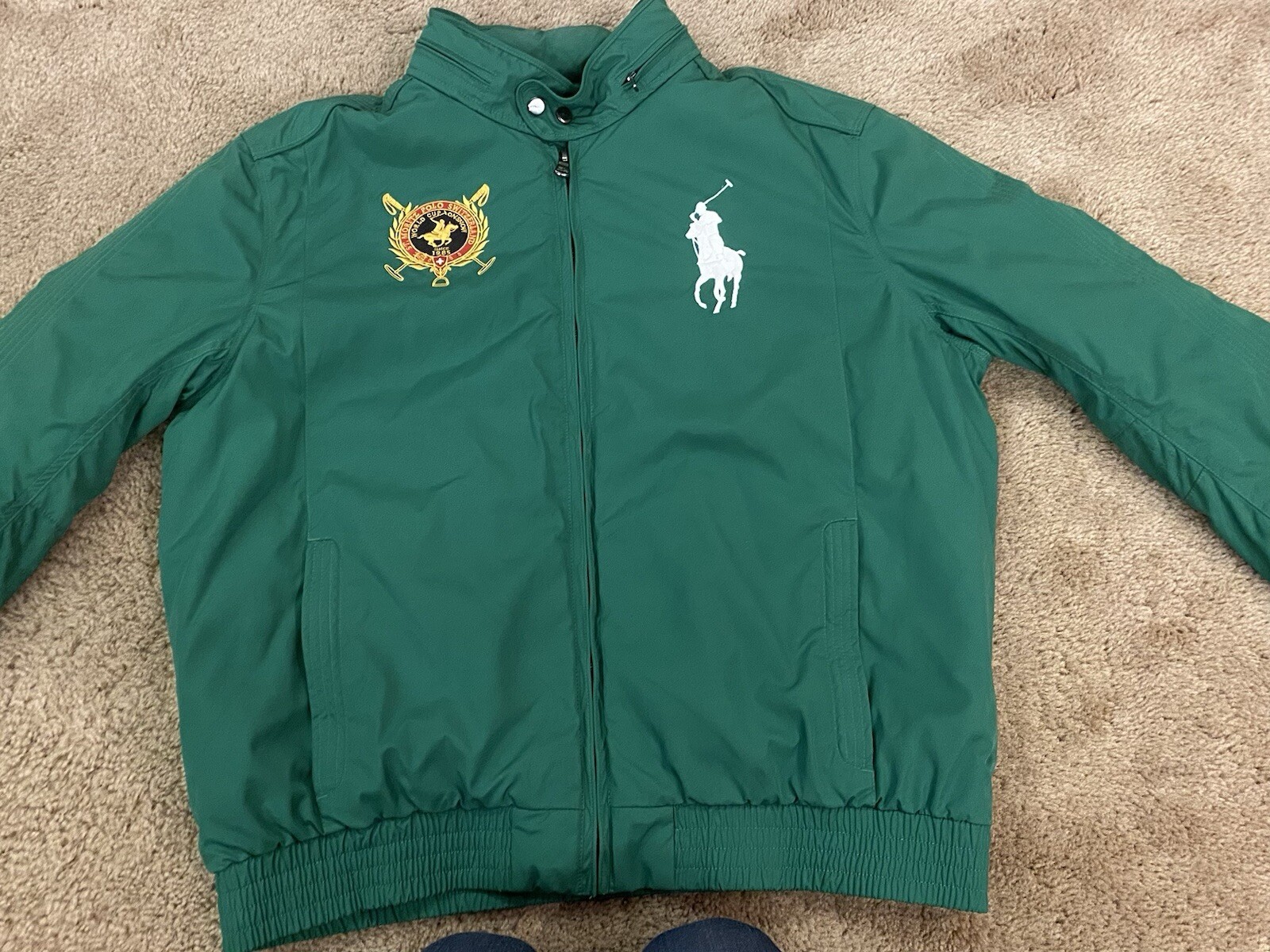Giacca uomo Ralph Lauren POLO St Moritz 'Big Pony' vintage XL in ottime condizioni!