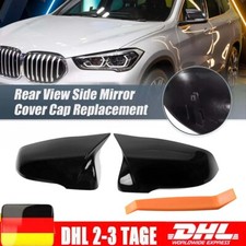 F�r BMW X1 F48 X2 F39 F52 F45 F46 Z4 Glanz Schwarz Au�enspiegel Spiegelkappen XY