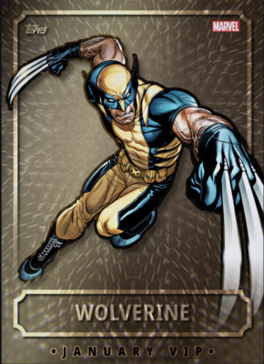 Wolverine Trainee Topps Marvel Collect 2021 VIP Jan - Wolverine - Trainee Rare [Digital ...