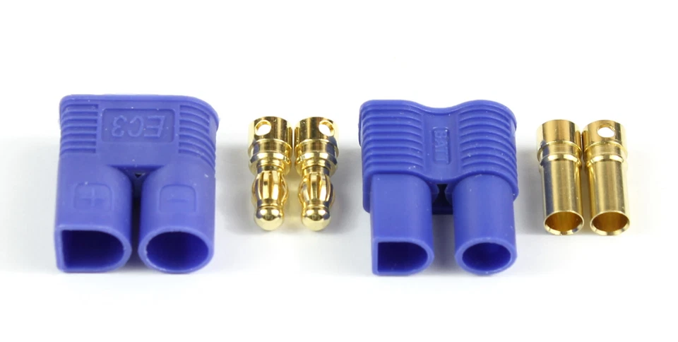 10 x Pairs EC3 (3.5mm bullet/banana) Male Female Connectors/Plugs RC LiPo 12v DC - Image 2 of 4