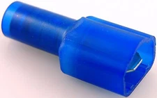 Molex ETC Nylon 16-14 GA F/I .187" Male Push-On Connector Dark Blue 100 Pack