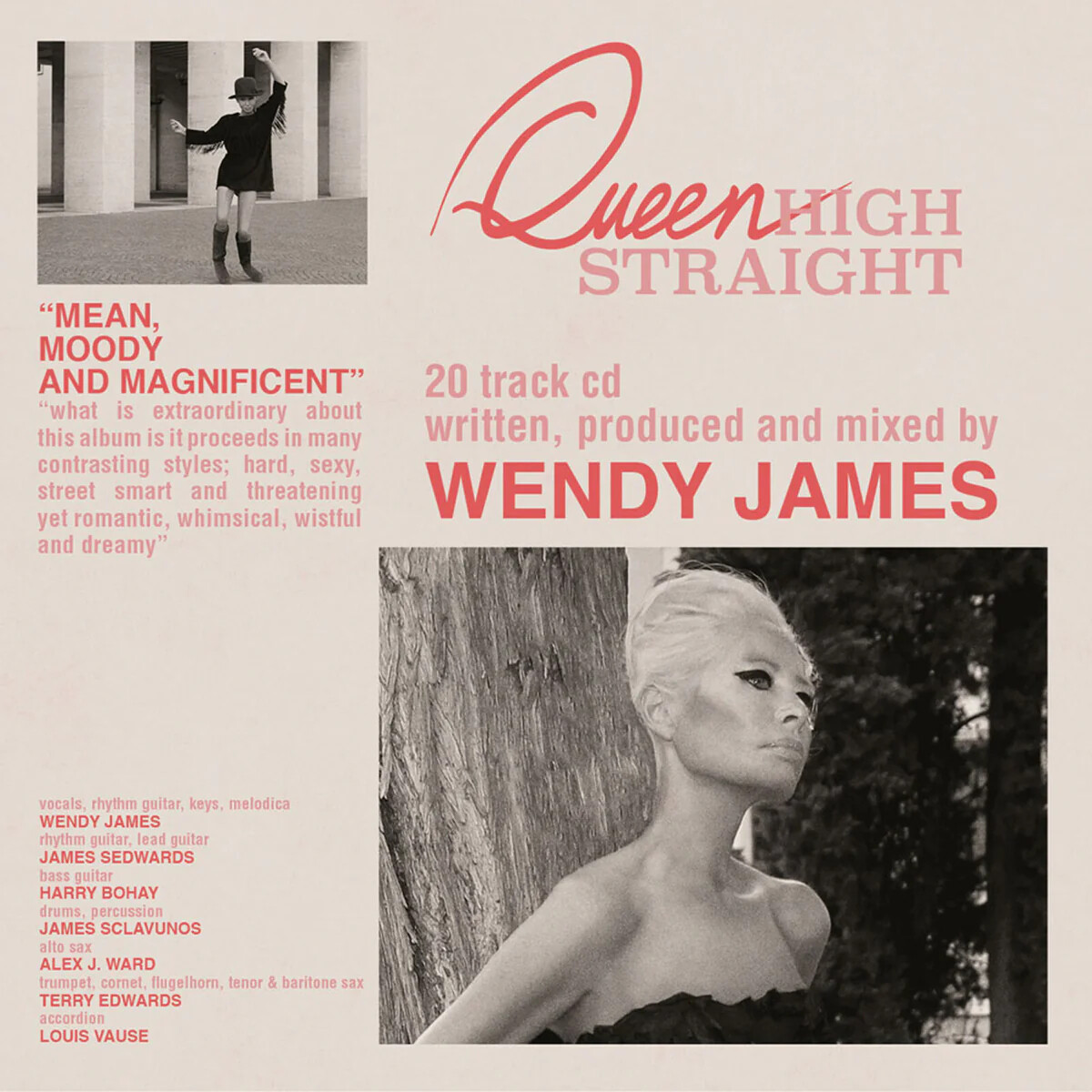 Альбом Wendy James Queen High Straight (CD) (ИМПОРТ ИЗ Великобритании) (ПРЕДПРОДАЖА 23.05.2025)