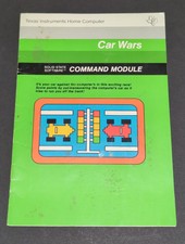 Vintage  CAR WARS Command Module Texas Instru...