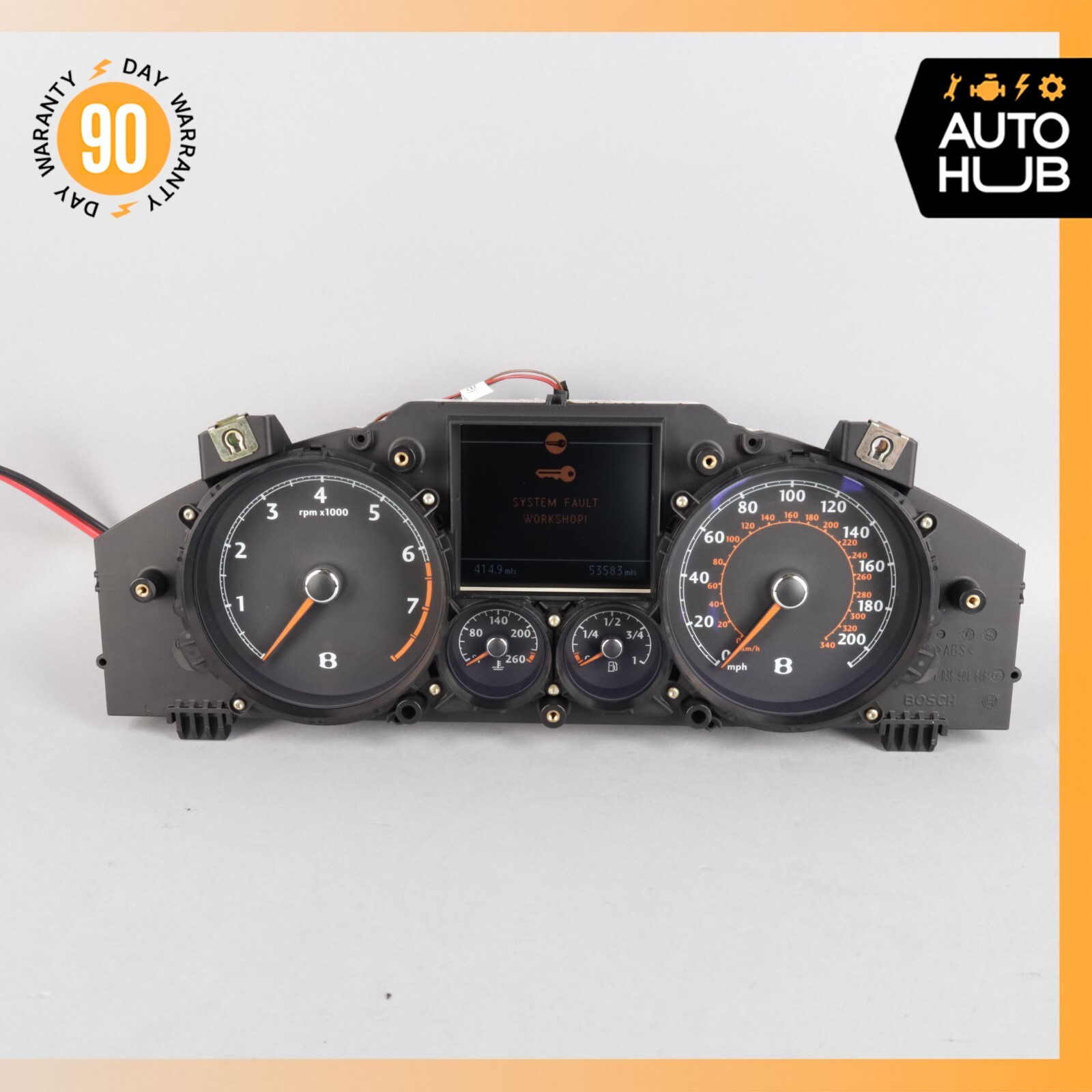 06-07 Bentley Continental Flying Spur Instrument Cluster Speedometer OEM 53k