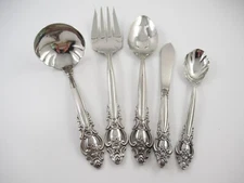 Lyon International FRONTENAC 5 Serving Pieces Glossy Stainless Steel Flatware
