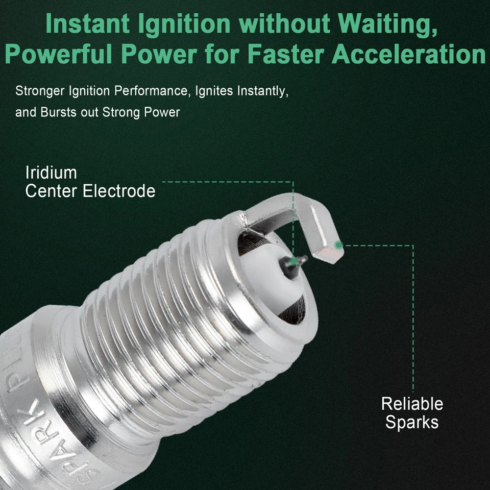 8x Iridium & Platinum Spark Plugs For 2006-2009 Cadillac STS 4.4L V8 - Image 3 of 4