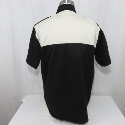 Vtg Simpson Racing XL Button Front Shirt Black White Magic Motorsports Sanderson - Picture 4 of 11