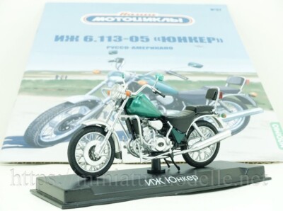1:24 IZh 6.113 05 Junker Chopper Motorrad Modimio 37 Soviet Motorcycle Yunker OV