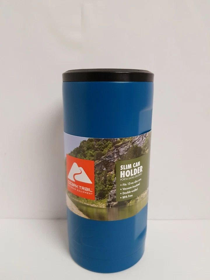 SOPORTE PARA LATAS DELGADO OZARK TRAIL AZUL 12 OZ Foto 3 de 4