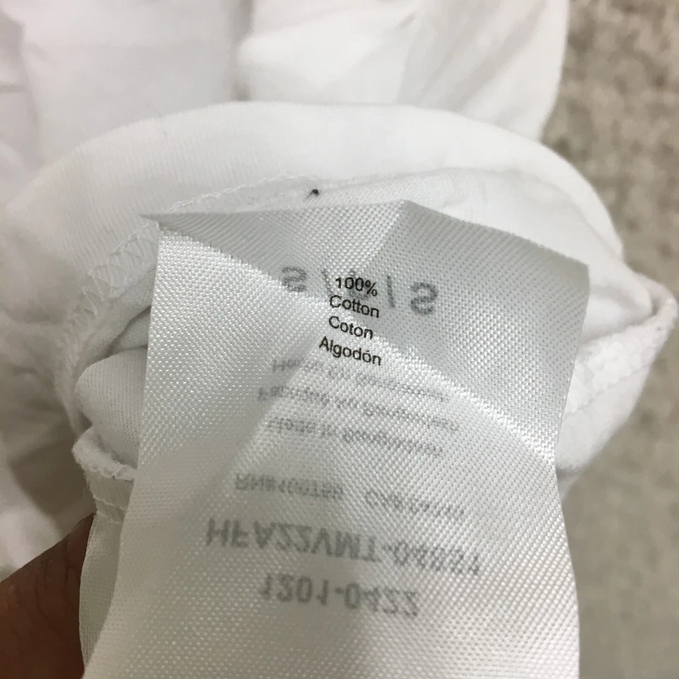 Hurley Shirt Small Adult White Crew Neck Short Sleeve Graphic Logo Casual Mens S - Image 4 of 4