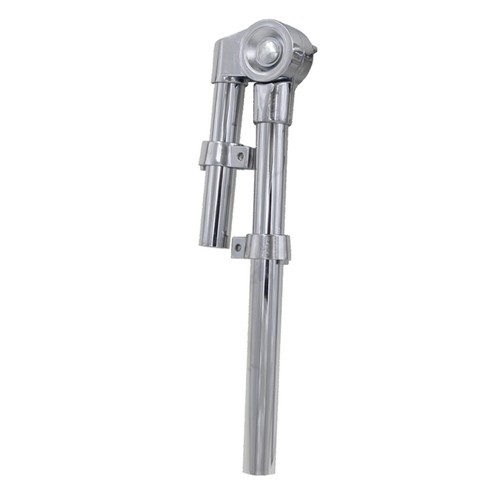 Support Tom Batterie En Alliage Zinc Chromé - Bras Réglable 360° Pour Tambour, Remplacement Pièce