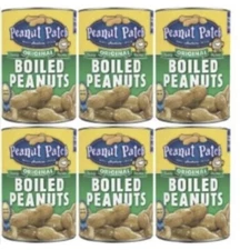 Peanut Patch Green Boiled Peanuts, (13.5oz cans) 6 Pack FREE SHIPPING!!!