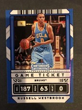 2020-21 CONTENDERS BASKETBALL GAME TICKET PURPLE RUSSELL WESTBROOK #3 VARIANT