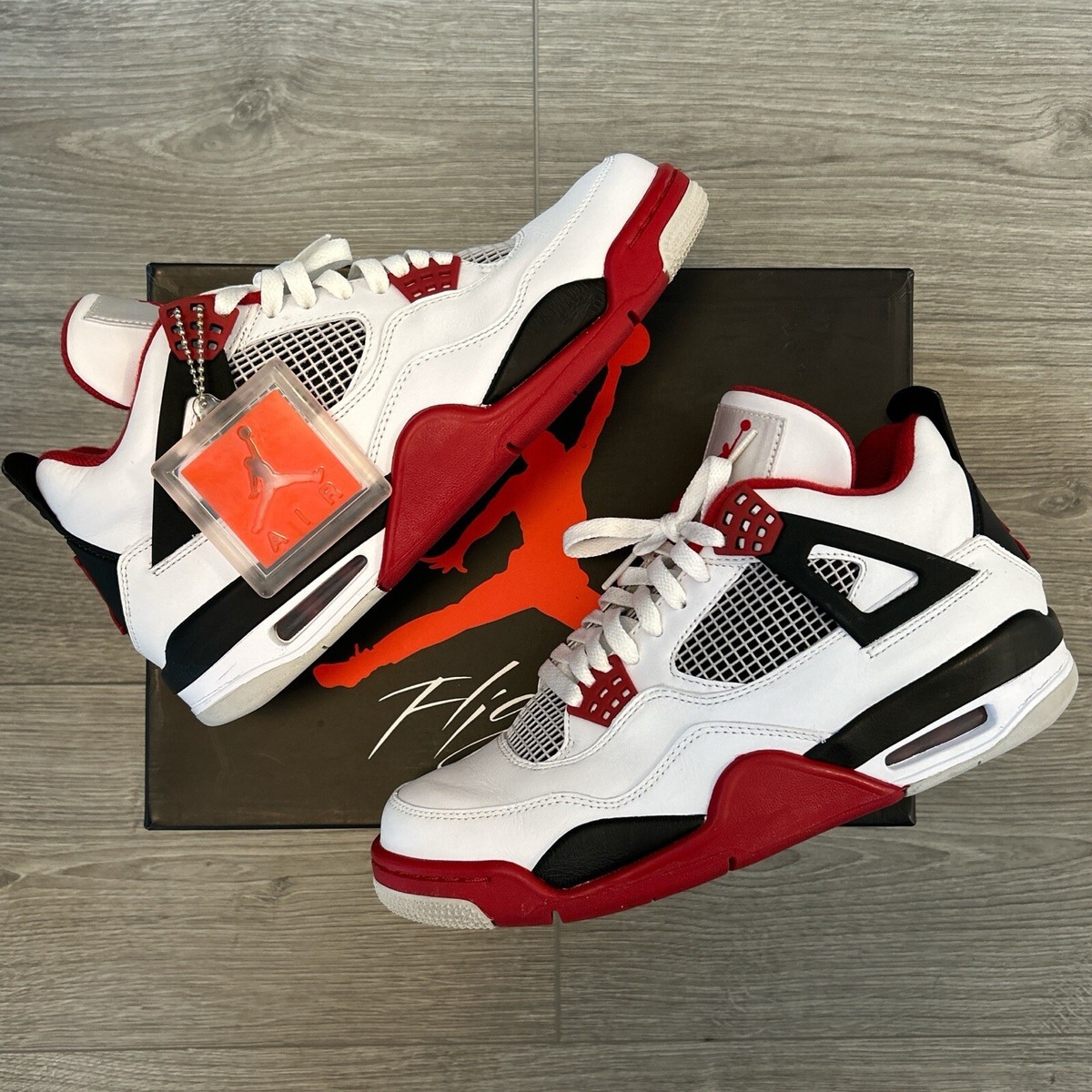 Nike Air Jordan 4 Retro Fire Red 2012 Uk 8. | eBay UK