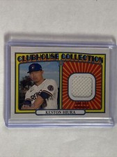 2021 Topps Heritage Clubhouse Collection Keston Hiura Patch 