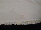 Pair White Polyester Dresser Scarf ~ size 34 " x 15 " — photo 5