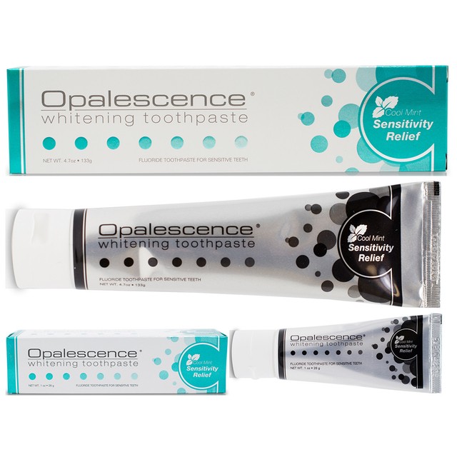 Best Teeth Whitening Toothpaste 2021 Opalescence Toothpaste Sensitivity Relief Formula 1oz + 4.7oz Tube 