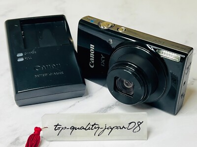 Canon IXY 190 BK PowerShot Camera Black 20.0MP 10X Fast