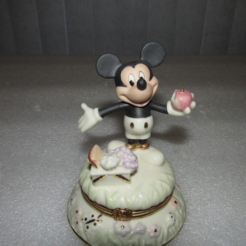 Lenox Disney Mickey Mouse Treasure Box "A picnic with Mickey" Trinket charm - Picture 2 of 8