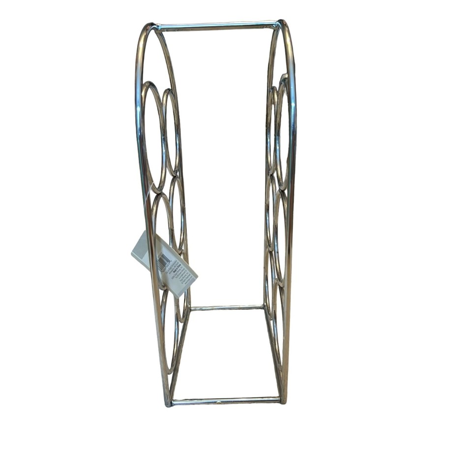 Stainless Steel Arched Six Bottle Wine Rack New 9.25 x 16 eBay