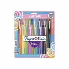 Paper Mate Flair Felt Tip Pens - Pack of 24 Cotton Candy Edition New In Pack