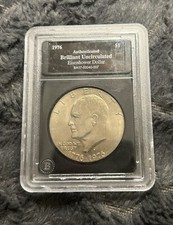 1776-1976 Authentic Brilliant Uncirculated Eisenhower Dollar BA17-00040-007