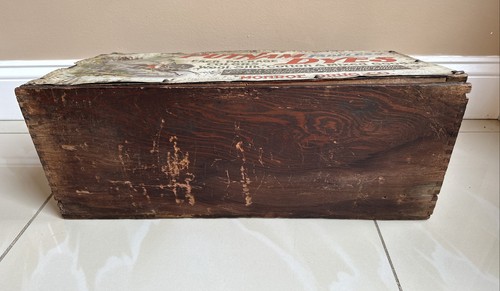 Antique Putnam Fadeless Dyes Wooden Store Display Monroe Drug Co, Quincy IL - Picture 15 of 15