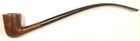 Churchwarden Pipe Real Briar Large Bent Dublin NEW