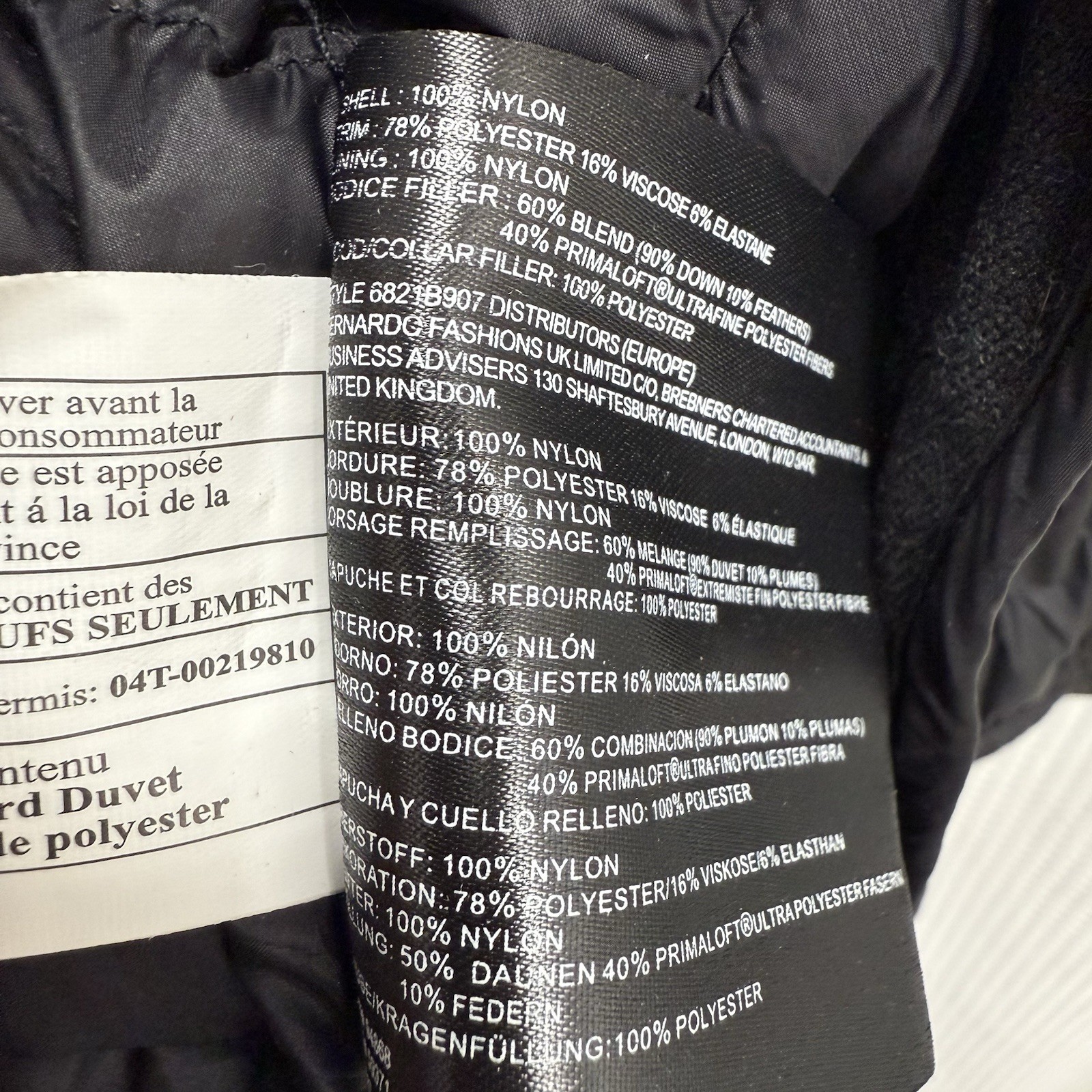 Bernardo Down Primaloft Packable Quilted Jacket S… - image 7