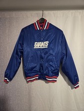 NY Giants Youth Lightweight Raglan Full-Snap Jacket