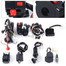 Electric Wiring Harness Loom Kit CDI Stator GY6 50cc-150cc ATV Quad 4-Wheeler
