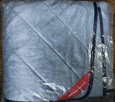 Amtrak Blanket QUILTED BLUEThrow 50"X 80" Train Railroad