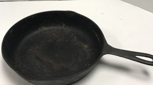 Vintage Birmingham Stove & Range No 7J Red Mountain Cast Iron Skillet AS IS