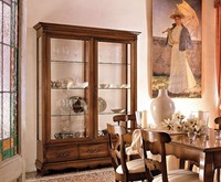 Klassische Regale SchräNke Einrichtung Vitrine Xxl Glasschrank Anrichte MöBel