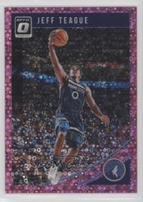 2018-19 Panini Donruss Optic Fast Break Pink Prizm 3/20 Jeff Teague #105 9ih