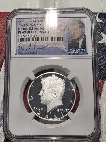 2012-S Kennedy Silver Half Dollar NGC PF69 Ultra Cameo-Special Label "FREE SHIP"