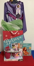 Gift Baskets For Girls 3-4 Holiday Christmas Includes 5 Items Books Dress Mugs