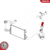 Esen SKV Ladeluftschlauch 43SKV383 FüR Opel