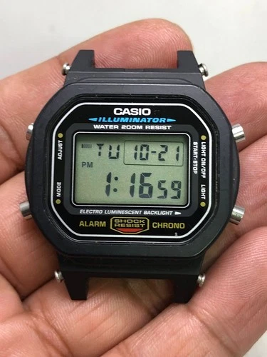 Vintage Casio G-Shock 1545 DW-5600E Electro Luminescent Alarm Chrono Men's Watch