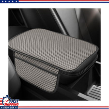 Universal Vehicle Center Console Cover Cooling Armrest Cushion Pad 2color Grey