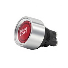 Red Start Engine Button 12V 24V DC 50A 3 Pin Spst On-Off Push Button Light