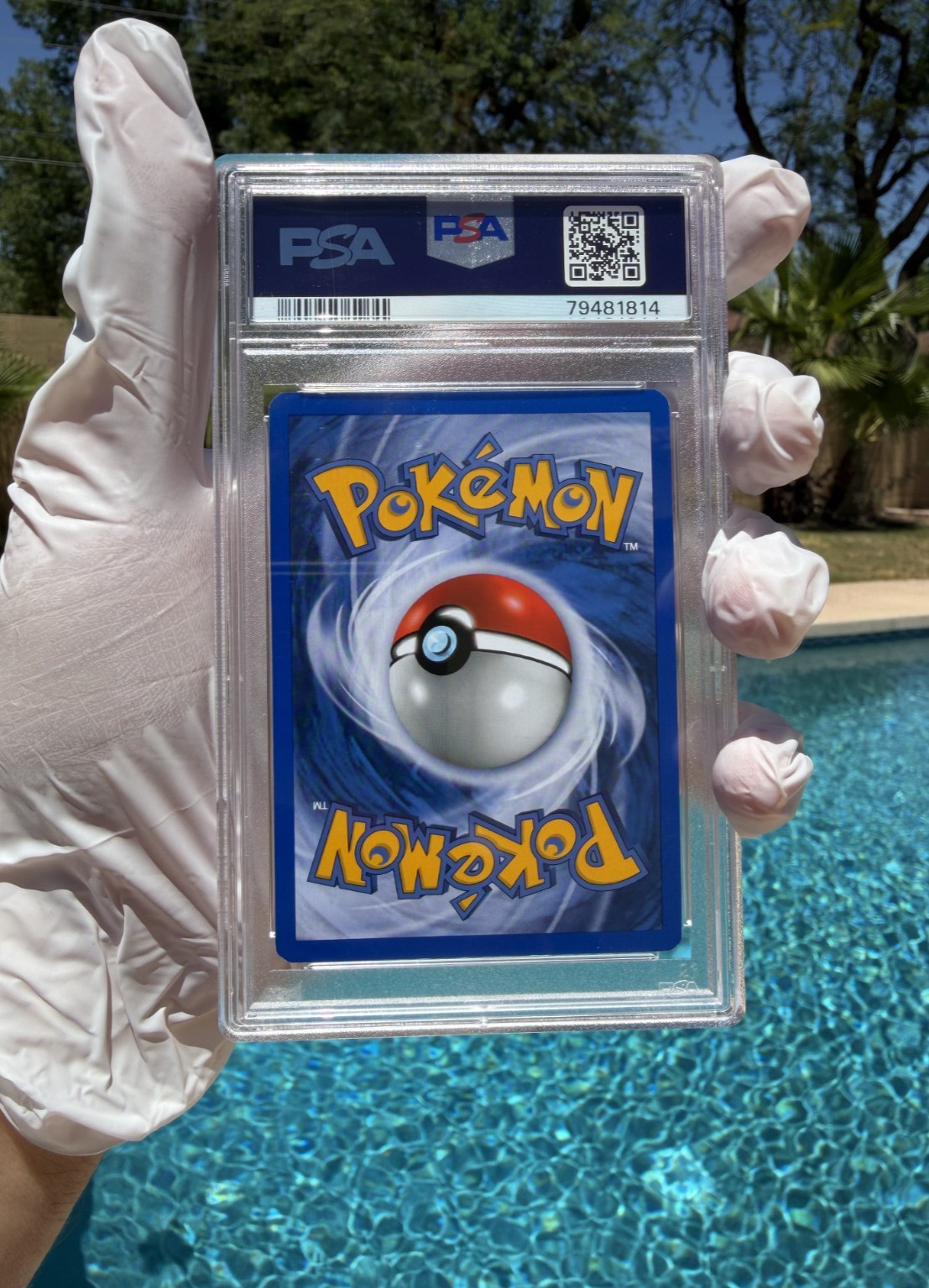 2001 Pokemon Black Star Promo Flying Pikachu #25 Pokemon League PSA 9 Mint view 2