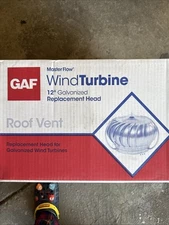 Master Flow Roof Turbine Head 14" Aluminum Internally Braced Weatherwood Finish