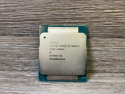 Intel Xeon E5-1603V3 CPU SR20K Quad Core 2.80 GHz LGA2011