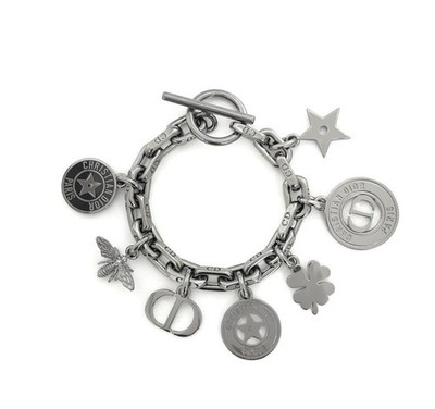 Dior 30 Montaigne Kult Bettelarmband Grau Silber 0J929HD2 156746813
