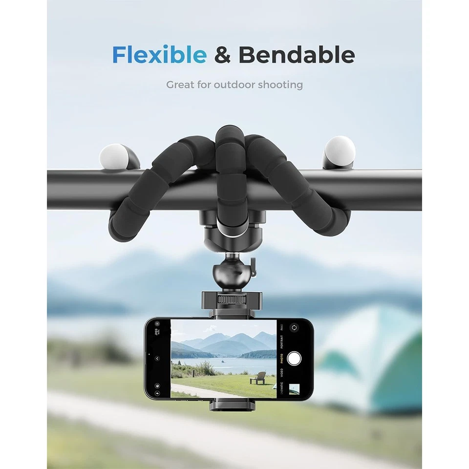 Octopus Adjustable Tripod Stand Flexible Phone Holder for iPhone Camera Bracket - Image 4 of 4