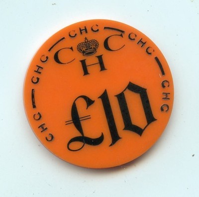 10.00 Chip from the Curzon House Club London United Kingdom Orange